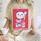 Unisex Bad Wolf Printed Washed Tee