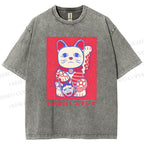 Unisex Bad Wolf Printed Washed Tee