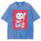 Unisex Bad Wolf Printed Washed Tee