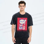 Unisex Bad Wolf Printed Washed Tee