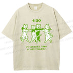 Unisex Printed Washed Tee 2508011664