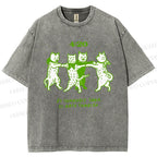 Unisex Printed Washed Tee 2508011664
