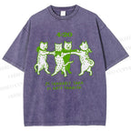 Unisex Printed Washed Tee 2508011664
