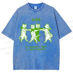 Unisex Printed Washed Tee 2508011664