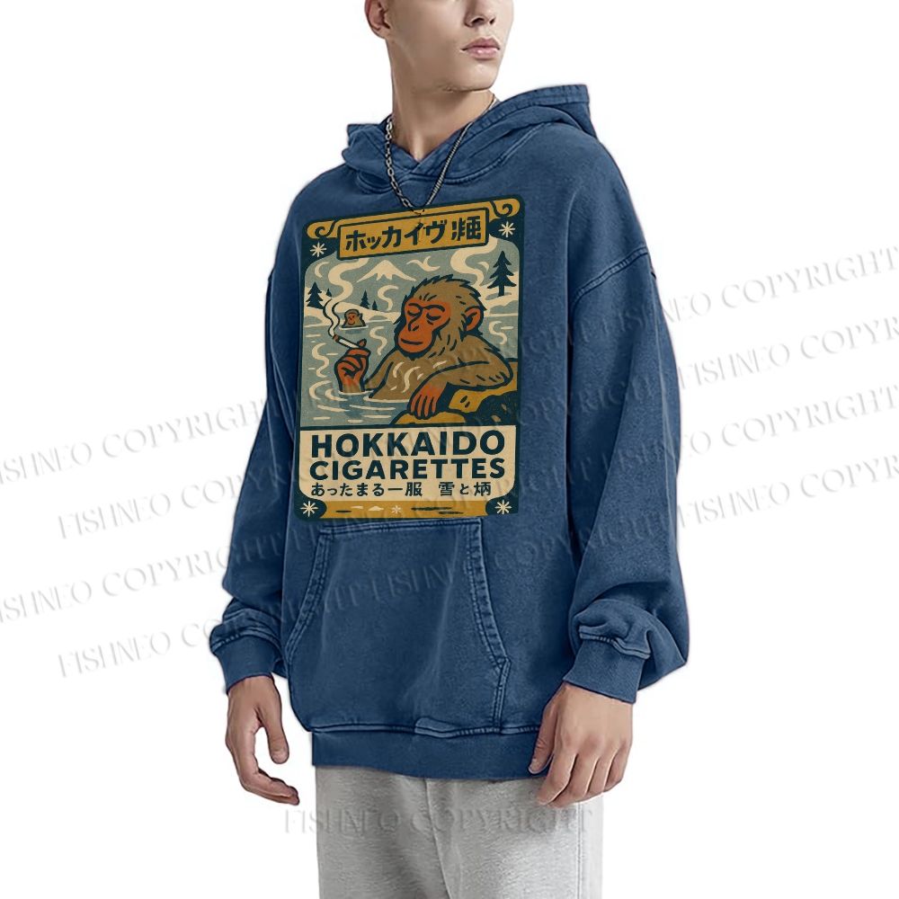 Unisex Vintage Monkey Printed Hoodies