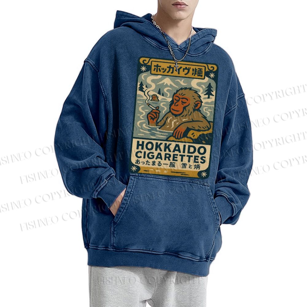 Unisex Vintage Monkey Printed Hoodies