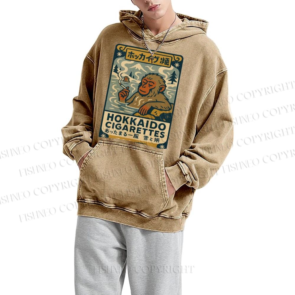 Unisex Vintage Monkey Printed Hoodies