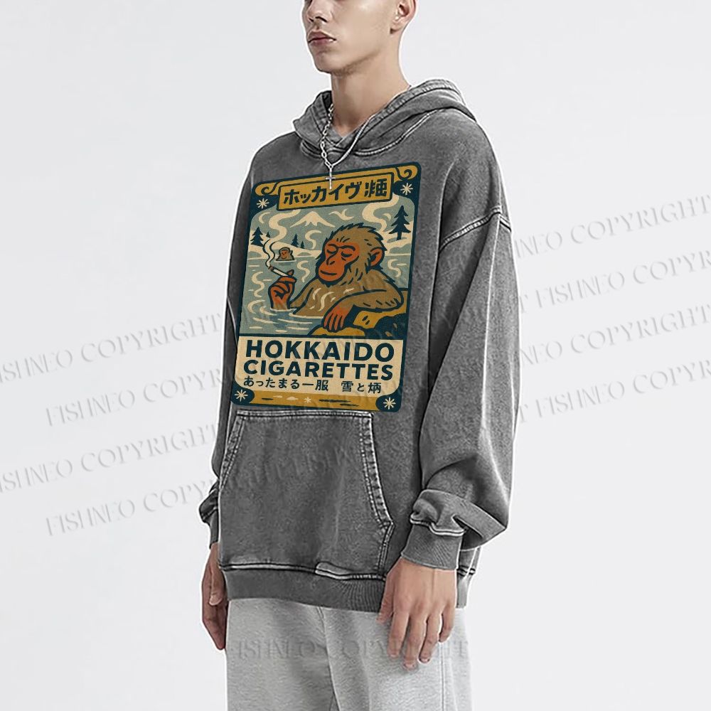 Unisex Vintage Monkey Printed Hoodies