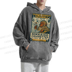 Unisex Vintage Monkey Printed Hoodies