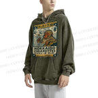 Unisex Vintage Monkey Printed Hoodies