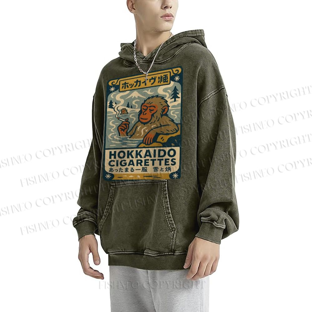 Unisex Vintage Monkey Printed Hoodies