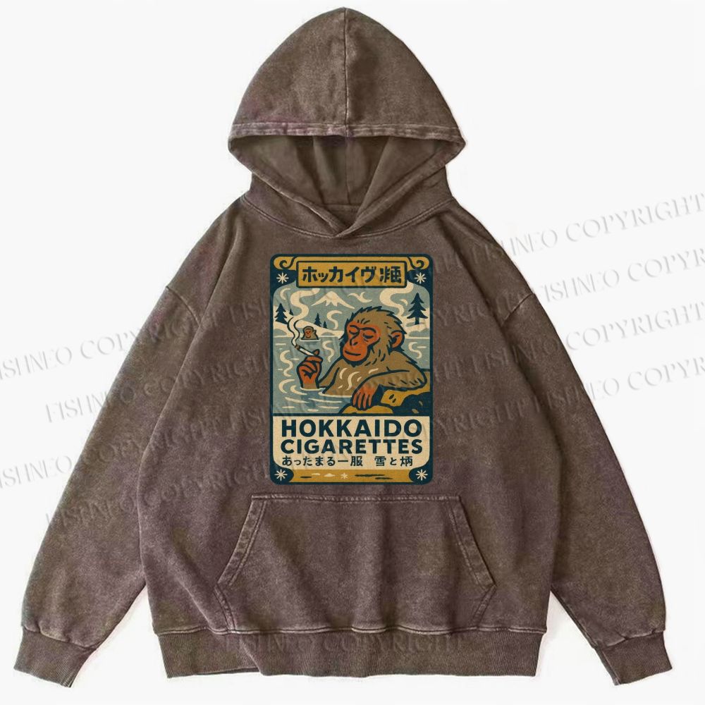 Unisex Vintage Monkey Printed Hoodies