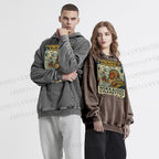 Unisex Vintage Monkey Printed Hoodies