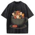 Cup Of Cats Vintage Washed T-shirt