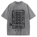 Canned Sardines Vintage Washed T-shirt