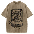 Canned Sardines Vintage Washed T-shirt