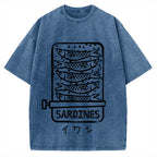 Canned Sardines Vintage Washed T-shirt