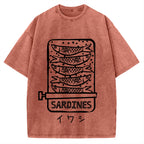 Canned Sardines Vintage Washed T-shirt