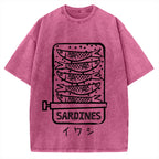 Canned Sardines Vintage Washed T-shirt