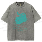 Unisex Funny Cat Impress Me Printed Washed Tee