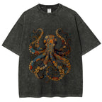 Octopus Vintage Washed T-shirt