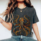 Octopus Vintage Washed T-shirt