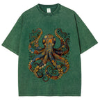 Octopus Vintage Washed T-shirt