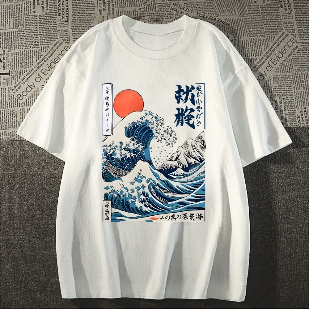 Ukiyo-e Ocean Waves Japan Classic T-Shirt