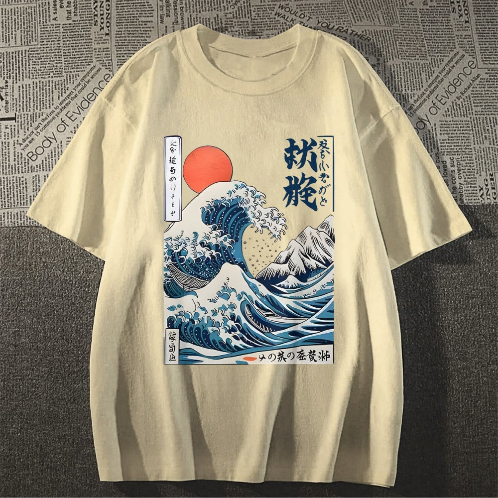 Ukiyo-e Ocean Waves Japan Classic T-Shirt