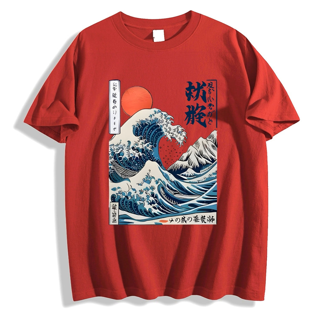Ukiyo-e Ocean Waves Japan Classic T-Shirt