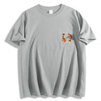 Koi Fish Front And Back Oversize Tee
