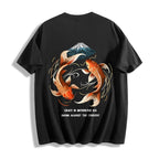 Koi Fish Front And Back Oversize Tee