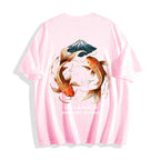 Koi Fish Front And Back Oversize Tee