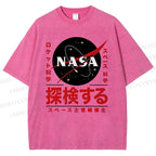 Unisex NASA Printed Washed Tee