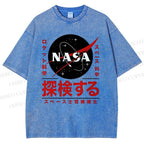 Unisex NASA Printed Washed Tee
