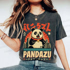 Unisex Pandazu Printed Washed Tee