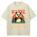 Unisex Pandazu Printed Washed Tee