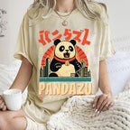 Unisex Pandazu Printed Washed Tee