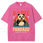 Unisex Pandazu Printed Washed Tee