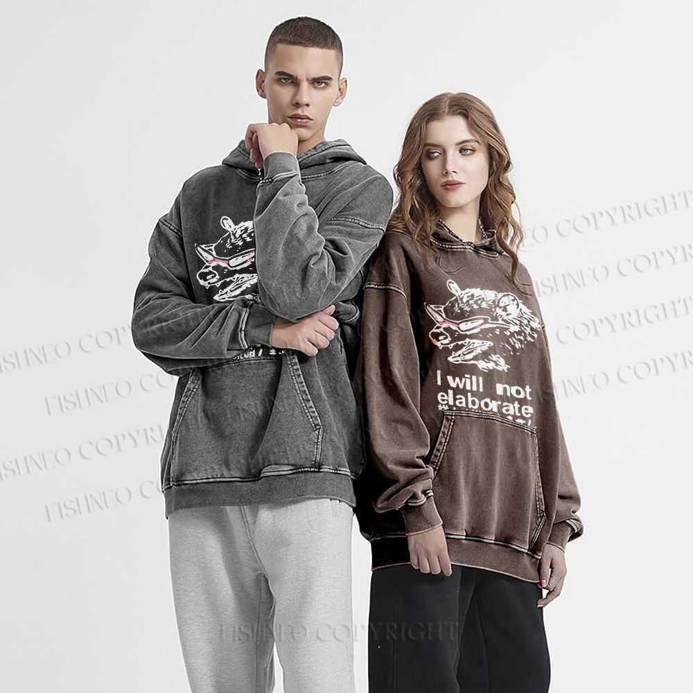 Japanese Opossum Will Not Elaborate hoodies