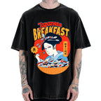 Geisha Fish Sushi Vintage Washed T-shirt