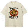 Unisex Tiger Osaka Printed Washed Tee