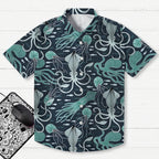 Deep Sea Squid Button-up Shirt