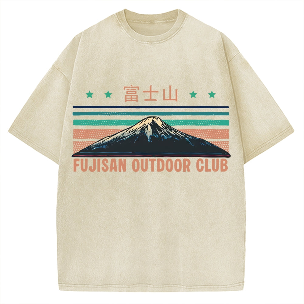 Mount Fuji Outdoor Club Vintage Washed T-shirt