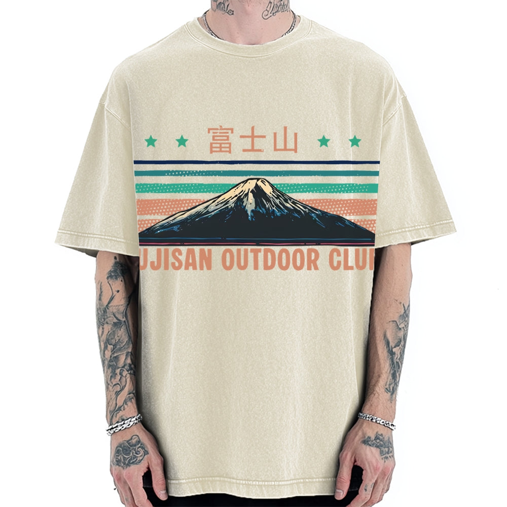 Mount Fuji Outdoor Club Vintage Washed T-shirt