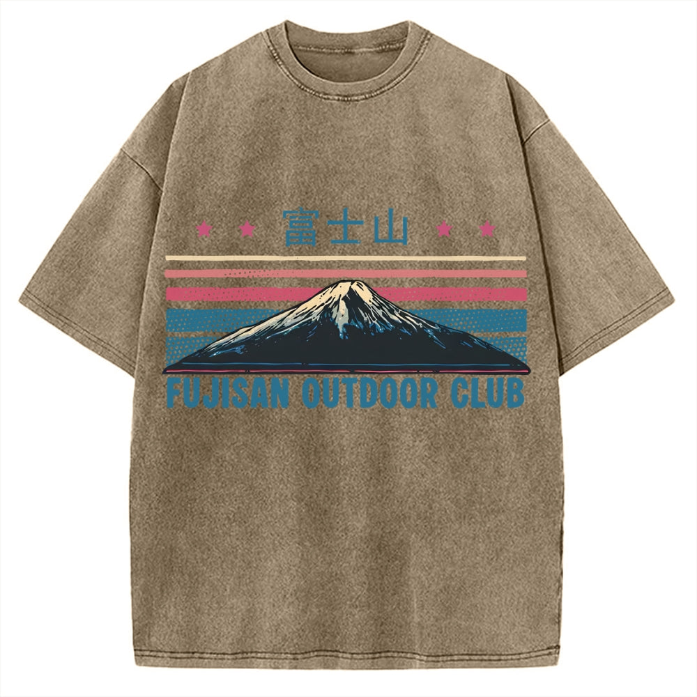Mount Fuji Outdoor Club Vintage Washed T-shirt