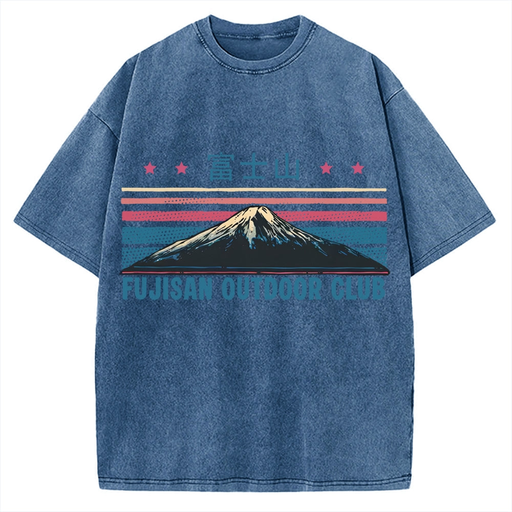 Mount Fuji Outdoor Club Vintage Washed T-shirt