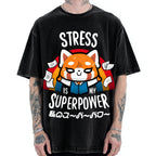 Stress is My Superpower Vintage Washed T-shirt
