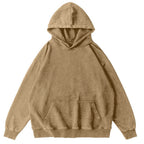 Cat Vintage Washed Cotton Back Art Hoodie