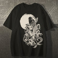 Carp Jump Sunrise Japanese Art Vintage T Shirt